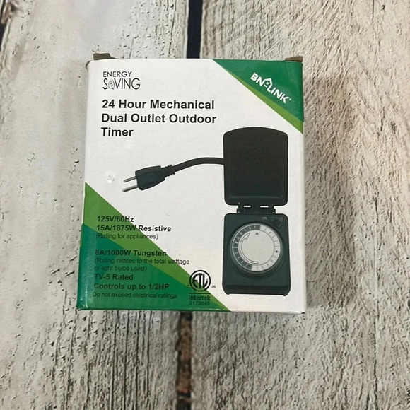 Intertek Other - 24 hour mechanical dual outlet outdoor timer